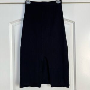 Free People Knit Skirt with front leg slit